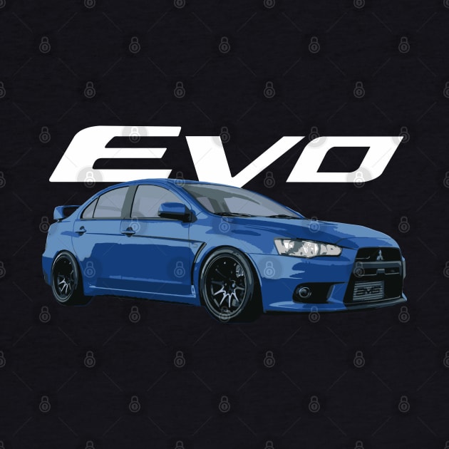 EVO X evolution 10 octane blue by cowtown_cowboy